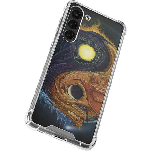 Yin Yang Dragon by Ed Beard Jr Galaxy S24 FE Clear Case